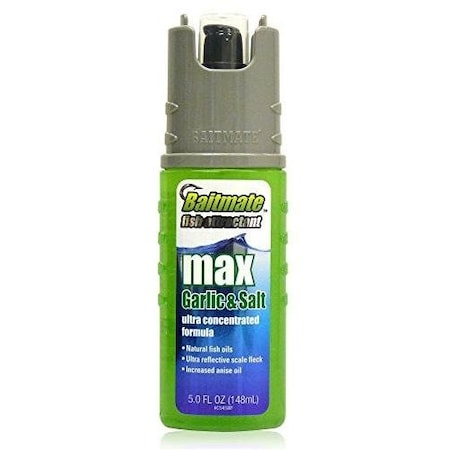 Baitmate Fish Attractant, 5 Oz Pump Spray, Max Garlic WSalt 545W